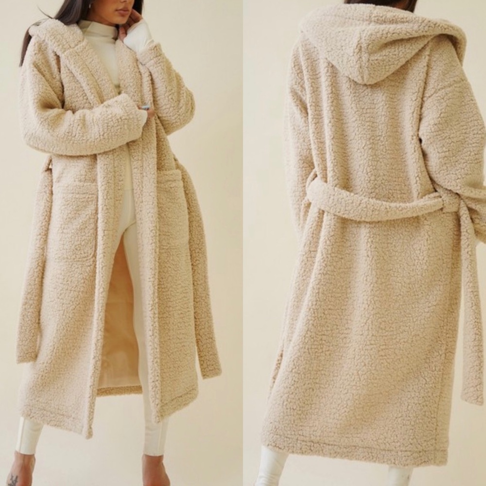 Teddy Oversized Soft Hoodie jacket - Hoodie - Good stretchy - Front pockets -